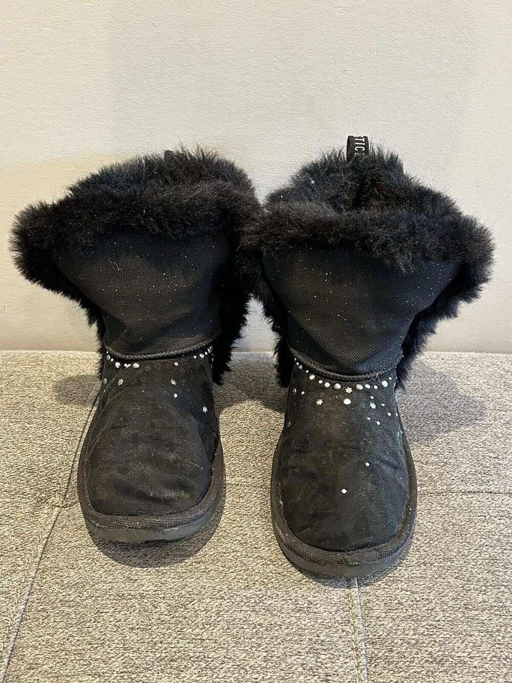 Justice girls size 5 Black Boots